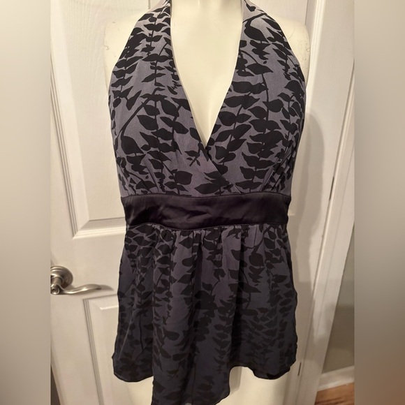 Vintage Express silk halter top 10 - Picture 1 of 5